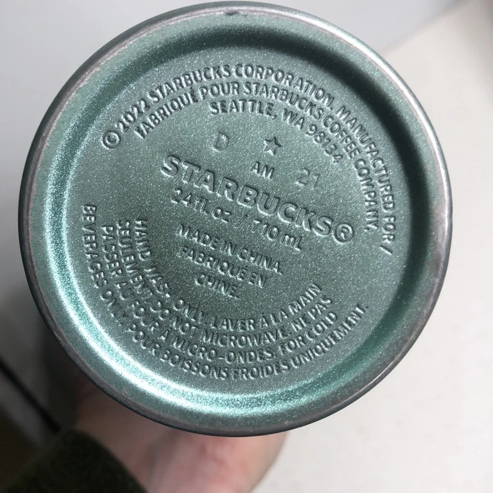 Starbucks Stainless Steel Mermaid Tale Tumbler 24 Ounces